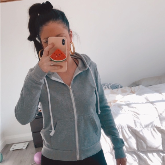 Streetwear Society Tops - Streetwear Society Gray Zip Up Hoodie